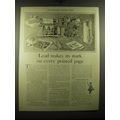 1923 National Lead Company Ad - Lead makes its ...