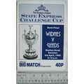 1982 programme Widnes v. Leeds, State Express C...