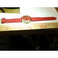 GOSSIP GSP815c Silver-Tone Silicone Band Ladies...
