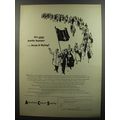 1953 American Cancer Society Ad - It's your battle banner keep it flying
