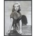 ANNE FRANCIS 1952 Columbia PORTRAIT Taffeta Dress