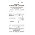Passenger Ticket issued by Lewington Coaches of...