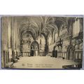 vintage postcard Hotel de Ville, Salle Gothique...