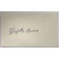Lefty Grove (d. 1975) Signed Autographed Vintag...