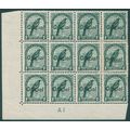 New Zealand 1937 1s deep green Perf 14x13½ Offi...