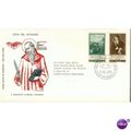 Vatican FDI cover 1965 - SG 458-459 - S. Benede...