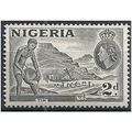 Nigeria 1954 SG72a 2d Black & Ochre Mounted Min...