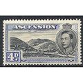 Ascension 1944 SG42c 4d Black & Ultramarine Per...