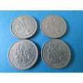 QUEEN ELIZABETH II FOUR SIXPENCES DATE RUN 1964...