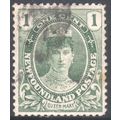 Newfoundland 1911 - SG117 - 1c green - Queen Ma...