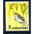 Singapore 1962 6c Archerfish definitive, used, ...