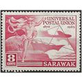 Sarawak 1949 SG167 8c Carmine UPU Mounted Mint ...