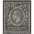 East Africa & Uganda Prot 1908 SG42 75c Grey & ...