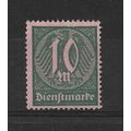 Germany.TheThirdReich.O248 10m Green on Red.Mou...