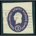 Used U534 3c George Washington Fine Cut Square ...