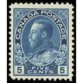Canada 111, Mint 5¢ VF LH Beauty! Unitrade $300...