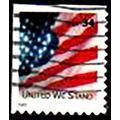 USA 2001 Flag 34c Used Stamp bs