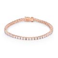 5.75ct Rose Goldtone Cubic Zirconia Tennis Brac...