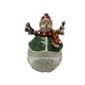 Jovial Snoman 2 Piece Holiday Cookie/Candy Jar