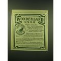 1902 Northern Pacific Railroad Ad - Wonderland ...