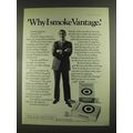 1972 Vantage Cigarettes Ad - Why I Smoke