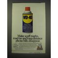 1990 WD-40 Lubricant Ad - Make scuff marks, road tar disappear
