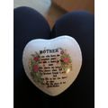Mother Poem Heart Shape Trinket Box