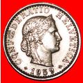 LIBERTY (1939-2022): SWITZERLAND ★ 20 RAPPEN 19...
