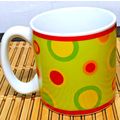 fib Burton & Burton Circles & Dots Coffee Tea M...