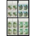 China Cycads 4v Blocks of 4 1996 MNH SG#4096-4099