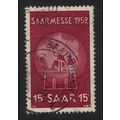 Saar Saar Fair Cancelled 1952 Canc SG#314