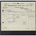 THE ROSSENDALE HAIR FELT CO LTD, GRANGE WORKS, ...