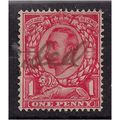GB 1912 KGV 1d Scarlet used stamp wmk 49. (C238 )