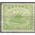 Papua 1915 SG84 1/2d Yellow-Green Mounted Mint ...