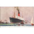 Vintage Cunard Line Agency PC - Cunard Line R.M...