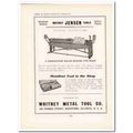 whitney metal tool company 1943 bending brakes ...