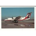 Aviation AIR BC DHC8-101 Postcard by AeroGem (0...