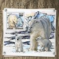 CENTRAL AFRICA 2016 SHEET MNH POLAR BEARS WILDL...