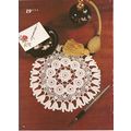 Crochet Doily Pattern Tulip Doily
