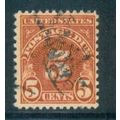 Used J83 5c Postage Due Barely Clears NA0305