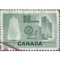 CANADA, Textile Industry, green 1953, 50c
