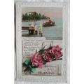1929 Greetings postcard - Husband Birthday
