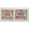 Danzig Stamps Scott #153 To 154, Mint Hinged