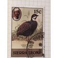 Sierra Leone 1983 Birds 15c Blue Quail Used SG ...