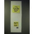 1989 3M Post-it Notes Ad - If only business mtgs. Were this short
