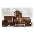 SUPERB REAL PHOTOGRAPHIC POSTCARD OF OLD CHURCH...