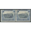 South West Africa 1931 SG77 3d Grey-Bl;ue & Blu...