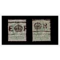GB 1902 - 2x Edward VII ½d Blue/Green Stamps wi...