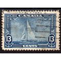 Canada Sg340 13c blue fine used (g46)