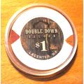 (1) $1. Double Down Saloon Casino Chip - LaCent...
